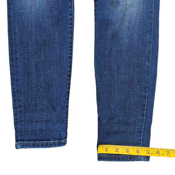 Distressed Jeans KFTK Mia Toothpick Size 6 Dark Stretch Skinny Denim Kut Kloth - Picture 5 of 10